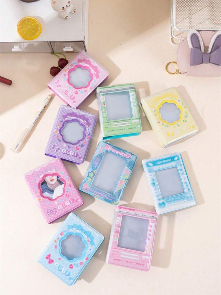 1入組3吋相簿，可容納40張照片，適用於旅遊風景和偶像照片的迷你收藏 - 彩色 - 查看 1