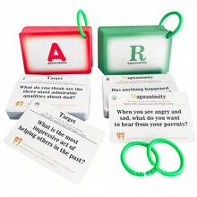 4 Set Of 192 Pcs Conversation Cards For Kids Engaging Questions In Family Conversation Cards To Strengthen Parent-Child Relationships, Perfect Conversation Starters For Meaningful Talks - Multicolor - View 7