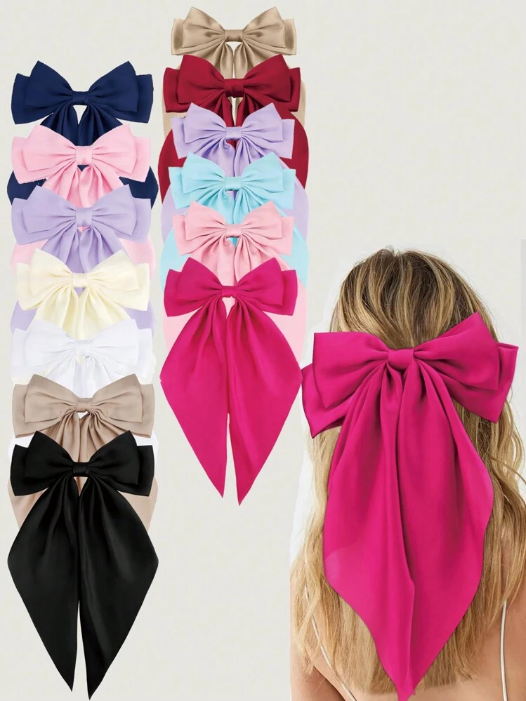 ビックリボン♡girlパッチンピン♡ピンク