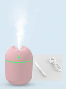 FoBianJie 1pc USB Colorful LED Humidifier, Cute Cool Mist Humidifier With LED Light -Refreshes Room, Plants, And Car - Perfect For Home, Office, And School -Great Gift For Holidays And Back To School