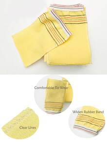 1 mảnh vải thô một lớp, hai mặt mạnh mẽ, khăn mặt tựa lưng, khăn tắm, nhà tắm, găng tay tắm, gói di động để đi du lịch, cũng có thể được sử dụng để lau bàn, ghế, ô tô, v.v. - Nhiều màu - Xem 4