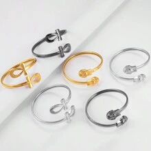 1pc Ancient Egyptian Symbol Ankh Egyptian Pharaoh Tutankhamun Bracelets Amulet Africa Jewelry Banglets For Women Girl