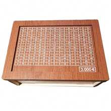 1PC Hộp đựng tiền bằng gỗ có ống đựng tiền thủ công sáng tạo để tiết kiệm tiền Mục tiêu 10000 Tiền trang trí, Tiết kiệm tiền, Hộp đựng tiền, Tiết kiệm tiền xu, Ống đựng tiền ATM, Ngân hàng Peggy - Nhiều màu - Xem 17