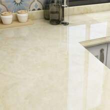 1pc 40x100cm Kitchen Waterproof Oil-Proof Sticker High Temperature Resistant Marble Textured Countertop Decal - Multicolor - View 11