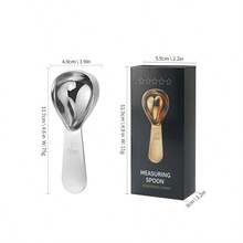 1pc Stainless Steel Coffee Spoon Measuring 15/30ml For Ground Coffee And Oatmeal School Supplies - Multicolor - View 14