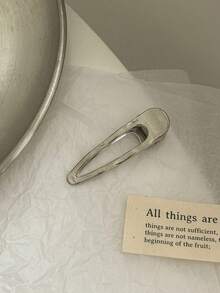 2 chiếc kẹp tóc hình sóng kim loại, tóc mái thời trang & phụ kiện tóc, kẹp tóc không để lại dấu vết, kẹp tóc cá sấu cho phụ nữ, phong cách Hàn Quốc & Nhật Bản - Nhiều màu - Xem 5