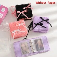 Álbum de fotos con lazo y estilo de ballet, álbum de almacenamiento de tarjetas de cámara instantánea de cuadrícula de 3 pulgadas, álbum de tarjetas de peluche para coleccionar tarjetas de celebridades - multicolor - Ver 6