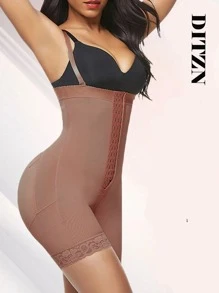 DITZN Strong Waist Shrinking Abdominal One-Piece Shapewear Buttocks Pants Postpartum Repair Artifact Corset Pants