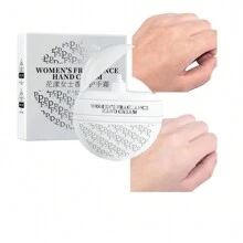 1 peça 50g Lady Floral Premium Fragrance Creme para as mãos, hidratante, refrescante, não oleoso e portátil