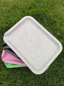 1 pieza Bandeja de plástico, bandeja para enrollar cigarrillos, bandeja de almacenamiento, bandeja decorativa (tamaño aleatorio de entrega), útiles escolares - Multicolor - Ver 2