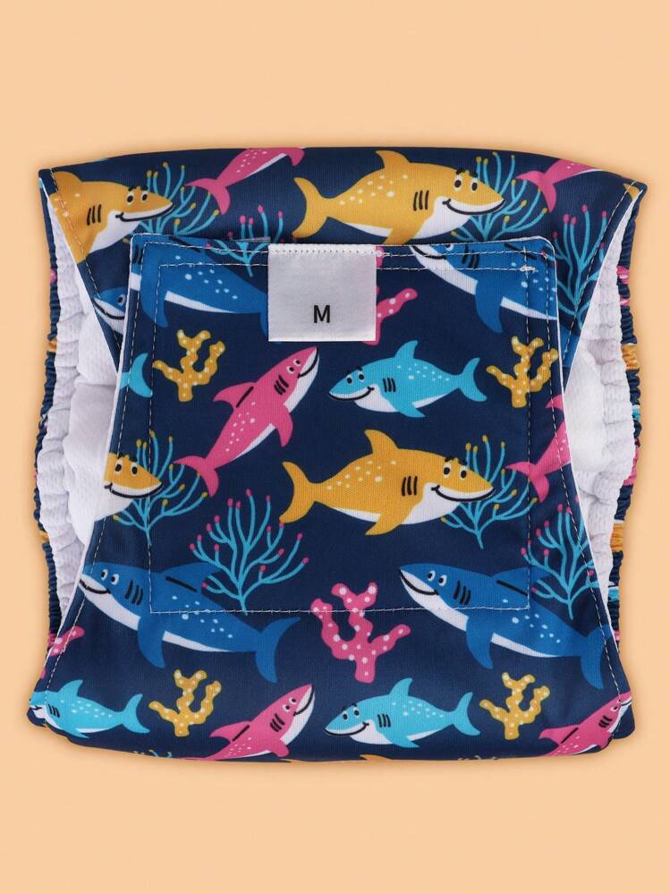 3pcs/Pack Washable Male Dog Belly Band (Fashion Pattern) - Washable Male Dog Diapers - Multicolor - View 5