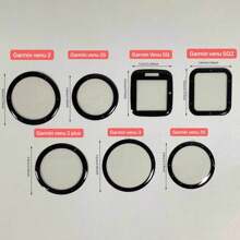 2 件/包全屏覆盖热弯复合软膜适用于 Garmin Venu 2 Plus/Venu 2/Venu 2s/Venu/Garmin Vivoactive4/Vivoactive4s 智能手表（不包括手表和表带）作为返校学生的礼物 - 黑色邊 - 查看 11