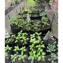 Fabric Raised Garden Bed 6x3x1ft Garden Grow Bed Bags For Growing Herbs, Flowers And Vegetables 128 Gallon - 黑色 - 查看 6