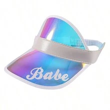 1 Mũ Cô Dâu Tiệc Chống Nắng, Mũ Đi Biển Chống Tia UV Trong Suốt Bằng Nhựa Dành Cho Các Bữa Tiệc Đơn, Thể Thao & Hoạt Động Ngoài Trời - Nhiều màu - Xem 16