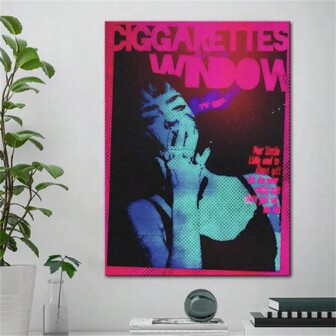 1pc Canvas, Modern Art, Fantasy Retro Distressed, Ideal Gift For Bedroom Living Room Corridor, Wall Art, Wall Decor, Fall Decor, Room Decoration , No Frame,Poster Gifts Birthday Graduation Home Decor Christmas Decorations Christmas