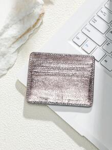 1 pièce Utilisation quotidienne  avec blocage RFID Motif  craquelé Mince et portefeuille pour cartes Cartes d'identité et cartes bancaires Porte-cartes Porte-cartes Portefeuille Porte-cartes de visite Porte-cartes de crédit Porte-cartes Femmes Pour femmes Mini portefeuille Porte-cartes