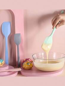 4 Cái/bộ Thìa Silicone, Dùng Cho Kem, Mứt Và Bơ, Dụng Cụ Nhà Bếp Chịu Nhiệt Để Nướng, Phết & Cạo, Thích Hợp Cho Gia Đình, Nhà Hàng, Cửa Hàng Món Tráng Miệng, Bộ Dụng Cụ Làm Bánh Nhà Bếp - Nhiều màu - Xem 4