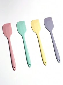 4 Cái/bộ Thìa Silicone, Dùng Cho Kem, Mứt Và Bơ, Dụng Cụ Nhà Bếp Chịu Nhiệt Để Nướng, Phết & Cạo, Thích Hợp Cho Gia Đình, Nhà Hàng, Cửa Hàng Món Tráng Miệng, Bộ Dụng Cụ Làm Bánh Nhà Bếp - Nhiều màu - Xem 7