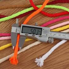 5mm 5 Iarde Corda Macaroon Macrame Filo Colorato Otto Capi Accessori Fai Da Te Per Decorazioni Natalizie Domestiche