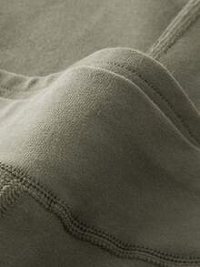 mini bala 女童高腰运动裤宝宝柔软时尚高弹力儿童紧身裤 - 軍綠色 - 查看 6