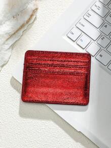 1 pièce Utilisation quotidienne  avec blocage RFID Motif  craquelé Mince et portefeuille pour cartes Cartes d'identité et cartes bancaires Porte-cartes Porte-cartes Portefeuille Porte-cartes de visite Porte-cartes de crédit Porte-cartes Femmes Pour femmes Mini portefeuille Porte-cartes