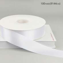 1 Rollo de elegante cinta de satén, cinta de seda de colores para manualidades DIY, hacer lazos, decoración de boda, envolver regalos y decoración de fiestas - Disponible en múltiples colores, 25 yardas / 100 yardas