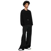 Moschino Black Embroidered Sweater - Default - View 5