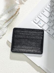 1 pièce Utilisation quotidienne  avec blocage RFID Motif  craquelé Mince et portefeuille pour cartes Cartes d'identité et cartes bancaires Porte-cartes Porte-cartes Portefeuille Porte-cartes de visite Porte-cartes de crédit Porte-cartes Femmes Pour femmes Mini portefeuille Porte-cartes