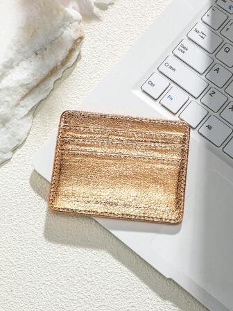1pc Daily Use Genuine Leather With RFID Blocking Cracked Leather Pattern Slim & Wallet For Cards ID Cards And Bank Cards Card Holder Card Holder Wallet Business Card Holder Credit Card Holder Card Holder Women For Women Mini Wallet Card Wallet
