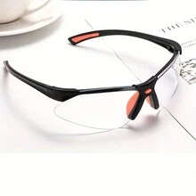 A Set Of Polarized Sport Sunglasses Protective Glasses Antifog Lens Replaceable Protection Goggles Black