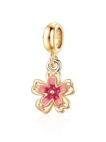 1pc Fashionable & Romantic Mermaid Tail, Butterfly, Flower, Puppy Paw, Dolphin, Sun, Eiffel Tower, Camera, Dragonfly Pendant Minimalist DIY Bracelet/Necklace/Jewelry Making Accessory Valentines