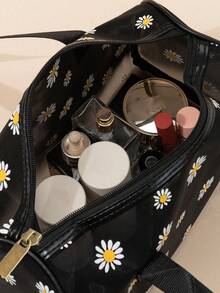 Pc Túi đựng mỹ phẩm dạng lưới Daisy dung lượng lớn, Túi trang điểm Túi trang điểm Túi chăm sóc da Túi đựng đồ vệ sinh cá nhân, Đồ dùng du lịch Cần thiết cho hành trình Đồ cần thiết cho ký túc xá, Quà tặng phù dâu trong đám cưới, Quà tặng cho mẹ, Quà tặng sinh nhật, Quà tặng cho bạn bè và giáo viên, Dụng cụ sắp xếp phòng tắm, Dụng cụ sắp xếp trang sức, Dầu bôi môi Dụng cụ tổ chức, Dụng cụ đựng sơn móng tay Hộp đựng đồ trang điểm Hộp đựng đồ trang điểm Hộp đựng đồ trang điểm - Nhiều màu - Xem 4