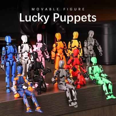 13 Joints Movable Doll, 3D Printed Doll With 3rd Generation Doll Toy, DIY Full Body Stress Relief Toy, Random Style