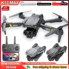 K13 MAX 遥控无人机，配备双摄像头、高度保持、2.4GHz WiFi FPV、APP 控制、一键起飞/降落、无头模式、360° 特技翻转、手势射击、轨迹飞行、50 倍变焦、可折叠四轴飞行器 - 彩色 - 查看 11