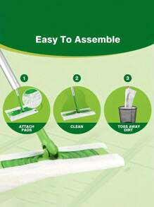 100pcs Premium Microfiber Mop Pads - Multipurpose, Disposable, Highly Efficient Wet & Dry Cleaning, Suitable For Home, Office, School