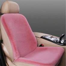 2pcs/Set Fluffy Plush Car Seat Covers, Front Seat Cushion & Backrest, Winter Warm Automotive Seat Pad, Universal Fit,Car Accessories Women - one-size - View 8