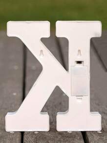 Decorative Letters With Bluelander LED Lights (AA Batteries Included) - K - 查看 3