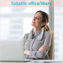 1000mAh Mini VENTtilador Abanico Personal Portatil Para El Cuello USB Recargable - Nhiều màu - Xem 2