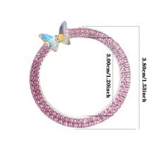 Funkelnder Ring Emblem Kfz-Zubehör - Strass Kristall Ring für Autotasten und Knöpfe, Start-Knopf, Zündschlüssel und Knauf Ring für Frauen