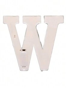 Decorative Letters With Bluelander LED Lights (AA Batteries Included) - W - 查看 6