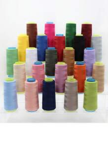 24色家用縫紉線，2000m卷，40/2重量，適用於手工和DIY刺繡 - 2000公尺多色縫紉線 - 查看 8