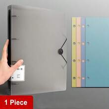 1入A4四孔打孔活頁夾，四孔文件夾，資料冊儲存書夾 - A4 - 查看 3