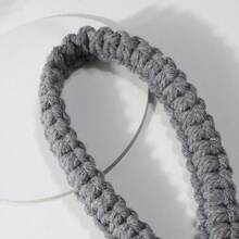 2 pezzi Cinghie per tende stile boho con nappine, senza fibbia, forma a foglia con decorazioni in legno e corda, decorazione tende, ottimi regali