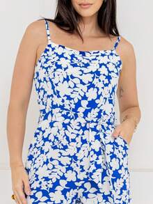 Women Jumpsuits - Màu xanh lam - Xem 4