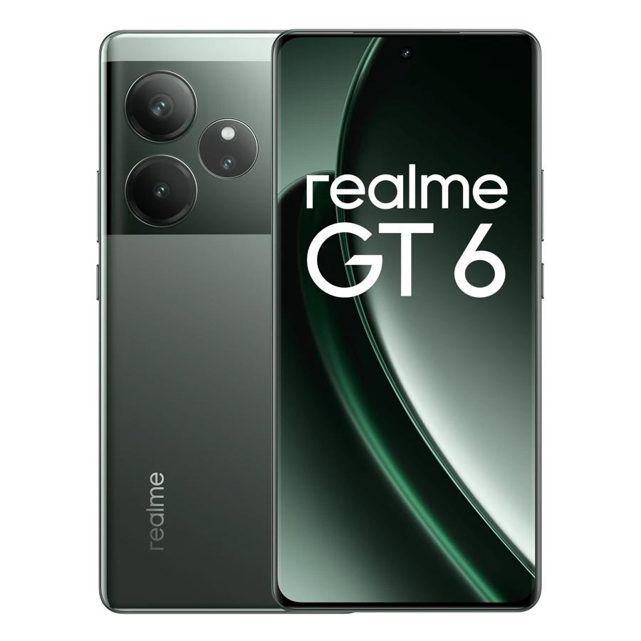 Realme GT6 entsperrtes Smartphone 6,78" 120Hz Handy mit Snapdragon 8s ...