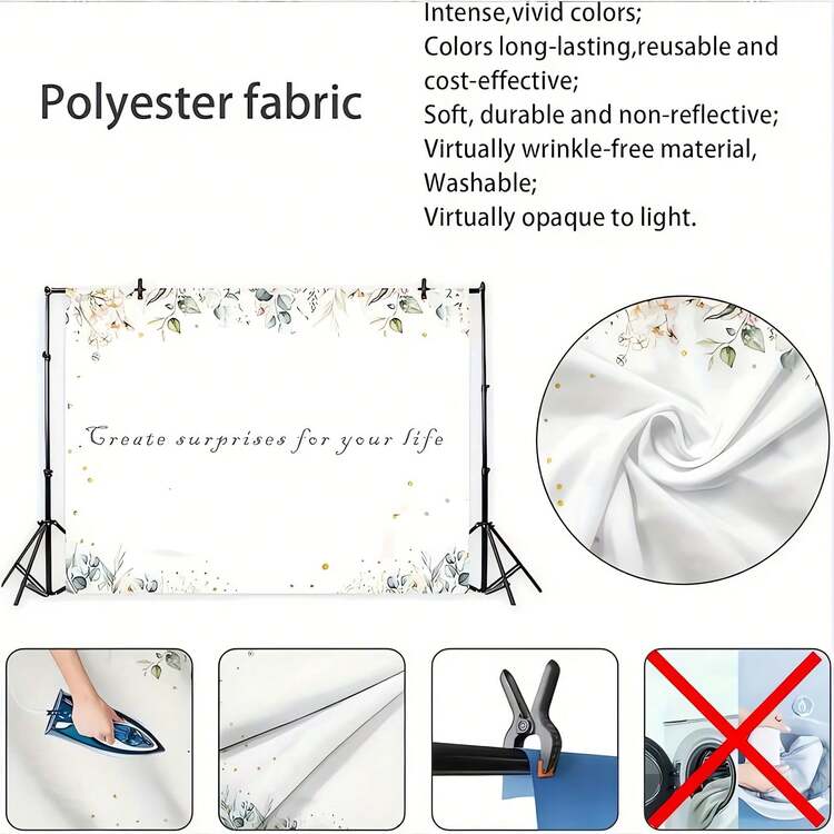 1 pieza Fondo de panadería de cumpleaños de princesa con pancarta de cumpleaños, fondo de fotografía de glamour con tema de princesa, accesorios decorativos de fiesta de pancarta de fiesta de cumpleaños de suministros decorativos de 51 * 59 pulgadas / 70.8 * 90.5 pulgadas - Multicolor - Añade 9