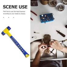 Multi-Functional Rubber & Plastic Hammer For Jewelry Repair, Ceramic Tile & Wood Panel Fixation - Red Rubber Hammer - View 7