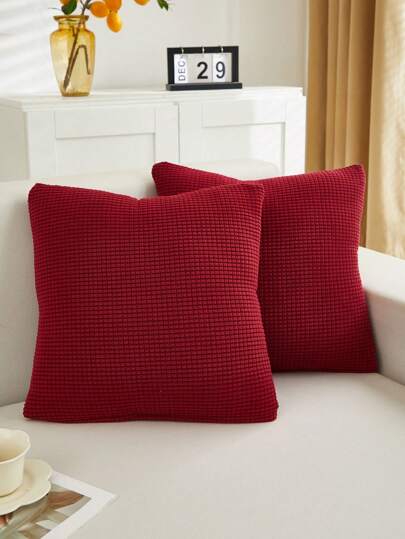 1 pieza Funda de cojín Jacquard para el sofá, funda protectora de cojín para decoración del hogar