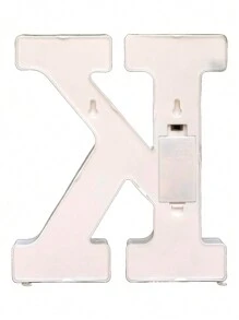 Decorative Letters With Bluelander LED Lights (AA Batteries Included) - K - 查看 6