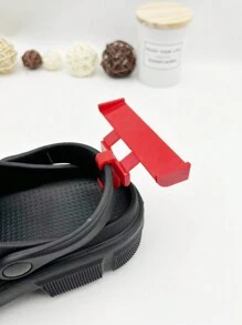 1pair Big Red European And American Funny Toy Car Wing Home Slippers With Wing Decoration - Rose Red - View 2